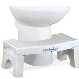 Squatty Potty Toilet Stool 7" Foldable Squat-N-Go 7" Perfect for Kids & Adults